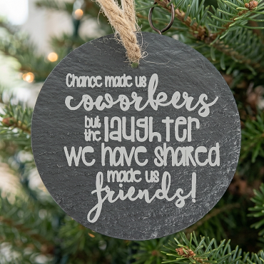 Coworkers to Friends Ornament Funny Friendship Christmas Gift